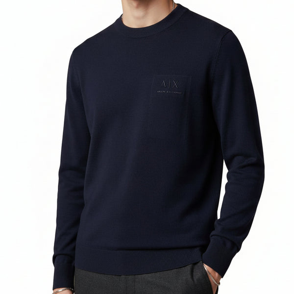 Luxury Design  Solid Pullover With Embroidered Logo
