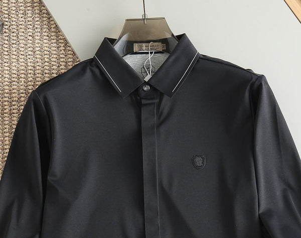 Men Premium Look Full-Sleeve Formal Shirt – Classic Collar, Button-Down Design