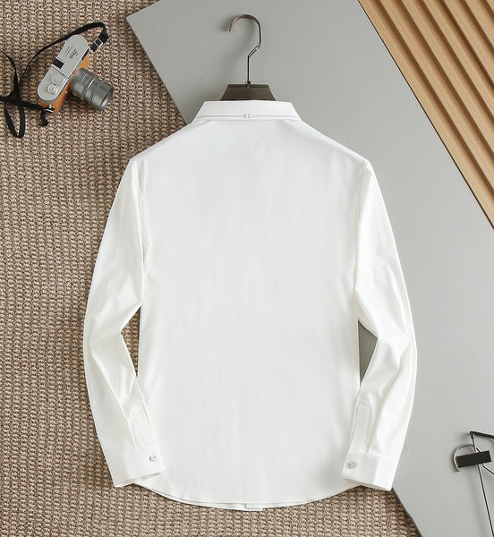 Men Premium Look Full-Sleeve Formal Shirt – Classic Collar, Button-Down Design