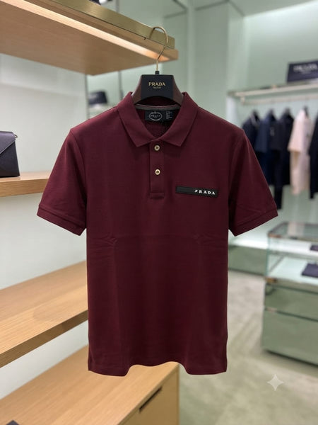Men’s Premium Polo T-Shirt with Contrast Collar & Sleeve Detailing