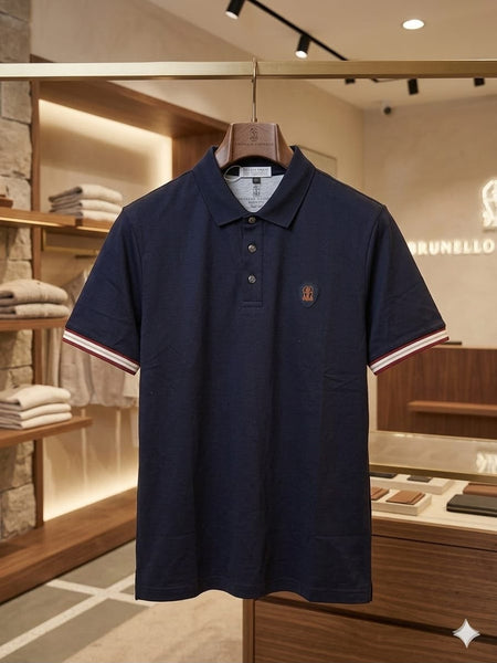 Premium Men Stylish T-Shirt – Soft Polo Neck