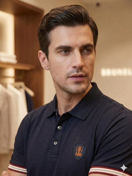 Premium Men Stylish T-Shirt – Soft Polo Neck