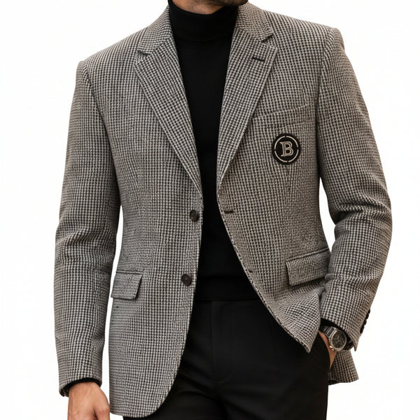 Men Premium Embroidered Blazer Blazer