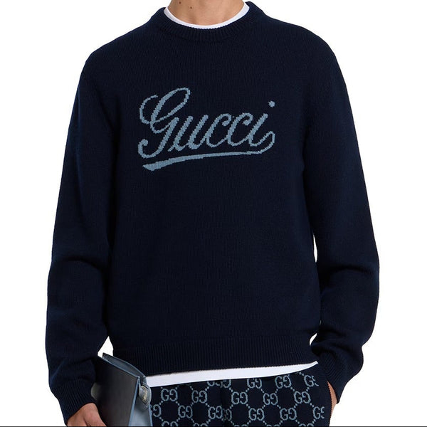 Men Premium Full Sleeve Sweater with Sleeve Embroidery