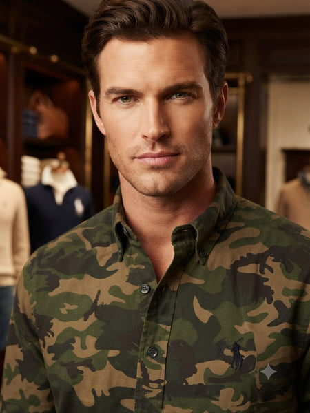 Men Premium Quality Stylish Full Sleeve Button-Down Shirt
