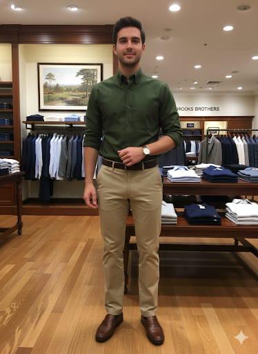 Premium Quality Casual Shirt Full Sleeve Button-Down Formal Shirt For Men