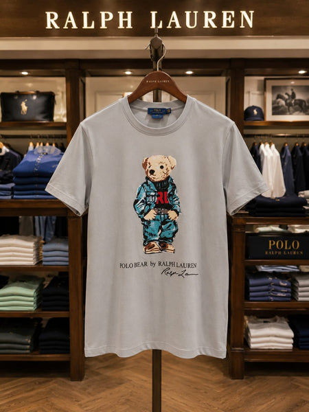 Premium Quality Men Bear T-Shirt – Soft Casual Crew Neck