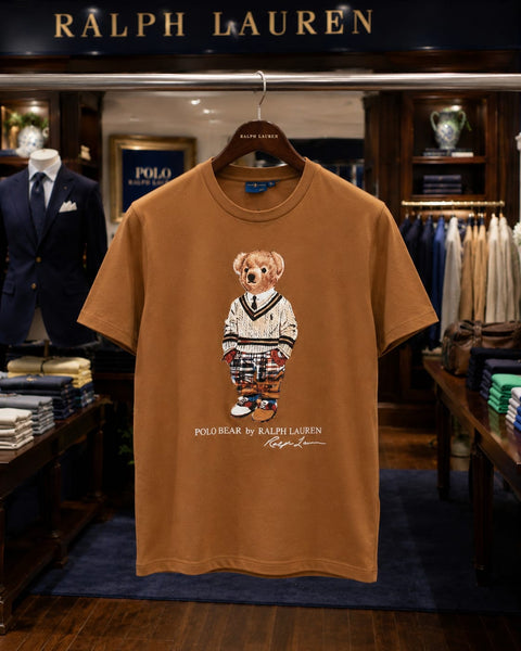 Premium Quality Men Bear T-Shirt – Soft Casual Crew Neck