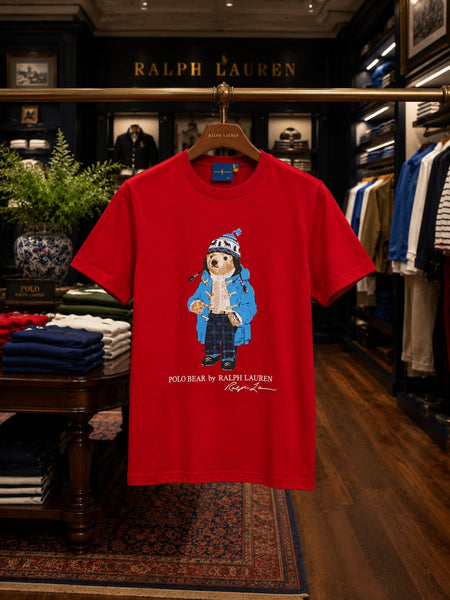 Premium Quality Men Bear T-Shirt – Soft Casual Crew Neck