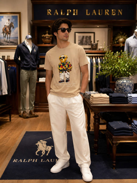 Premium Quality Men Bear T-Shirt – Soft Casual Crew Neck