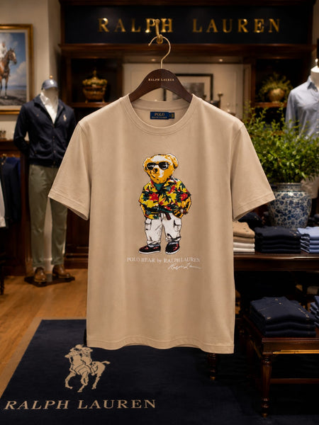 Premium Quality Men Bear T-Shirt – Soft Casual Crew Neck