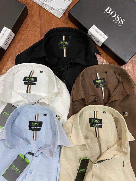 Men Premium Casual Button-Down Shirt – Classic Regular Fit