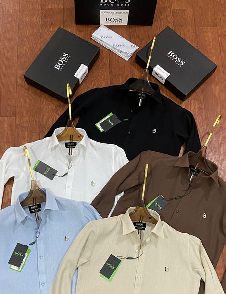 Men Premium Casual Button-Down Shirt – Classic Regular Fit