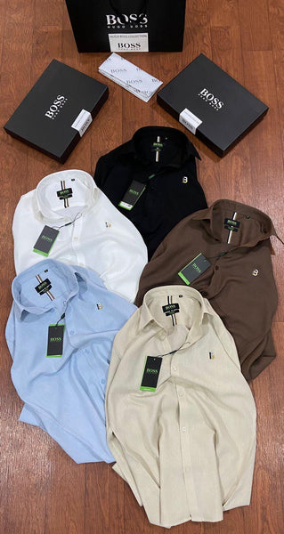 Men Premium Casual Button-Down Shirt – Classic Regular Fit