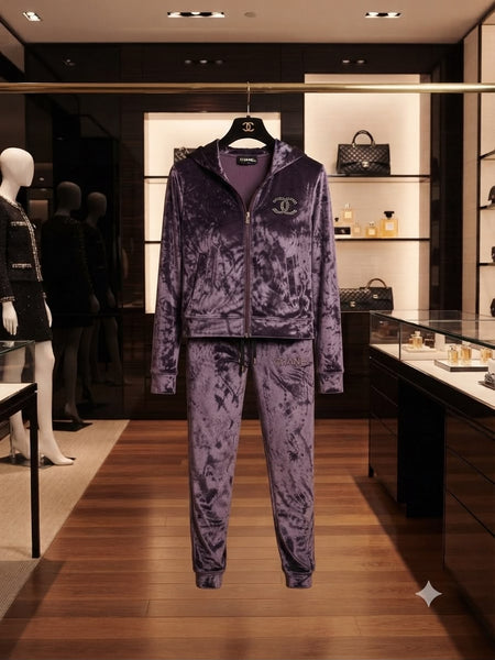 Premium Women Luxury Tracksuit Set – Stylish & Comfortable