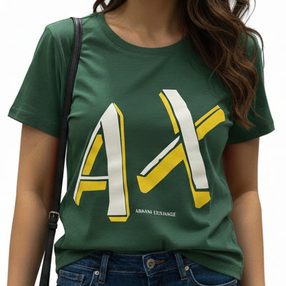Premium Quality Women Printed T-Shirt – Casual Crew Neck Style