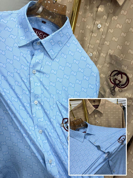 Men Casual Premium Shirt – Full-Sleeve Design with Classic Collar