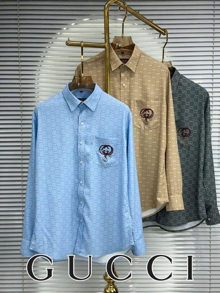 Men Casual Premium Shirt – Full-Sleeve Design with Classic Collar