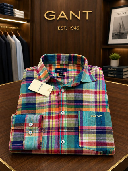 Men Premium Full-Sleeve Shirt – Classic Collar Style