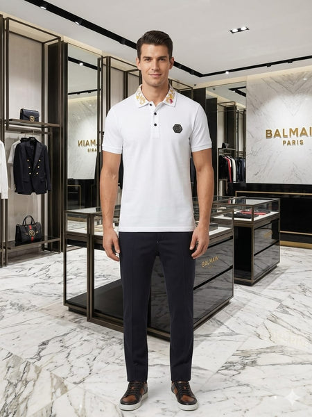 Premium Men Casual T-Shirt – Comfortable Polo Style