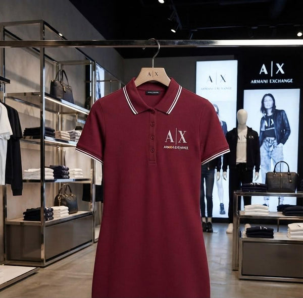 Classic Short-Sleeve Polo Shirt Dress with Collared Design For Women