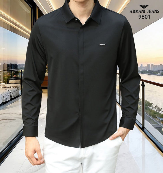 Premium Long-Sleeve Casual Shirt – Stylish Formal & Smart Wear