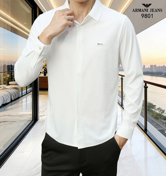 Premium Long-Sleeve Casual Shirt – Stylish Formal & Smart Wear