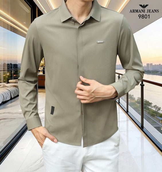 Premium Long-Sleeve Casual Shirt – Stylish Formal & Smart Wear