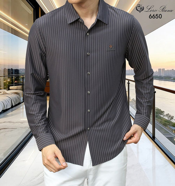 Premium  Pinstripe Full-Sleeve Shirt – Stylish Casual & Formal Wear