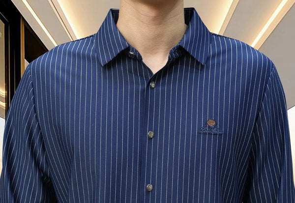Premium  Pinstripe Full-Sleeve Shirt – Stylish Casual & Formal Wear