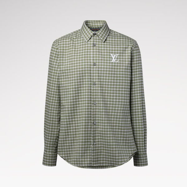 Men’s Premium Green Checkered Full-Sleeve Casual Shirt