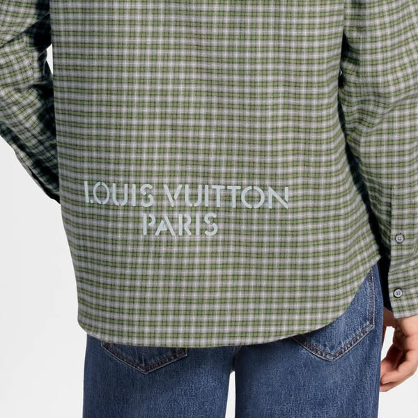 Men’s Premium Green Checkered Full-Sleeve Casual Shirt
