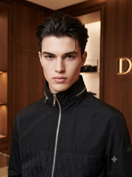 Premium Men’s Black Hooded Zip-Up Jacket – Stylish & Lightweight Outerwear
