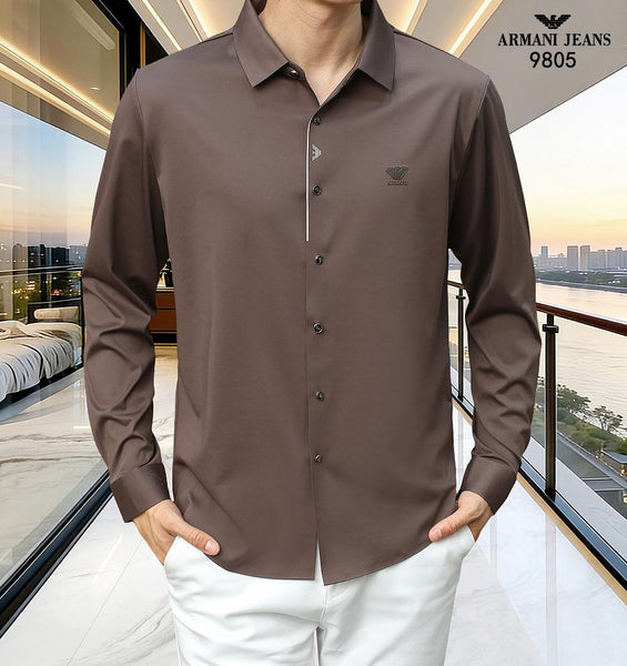 Men's Premium Solid Full Sleeve Shirt – Smart Casual & Formal Wear