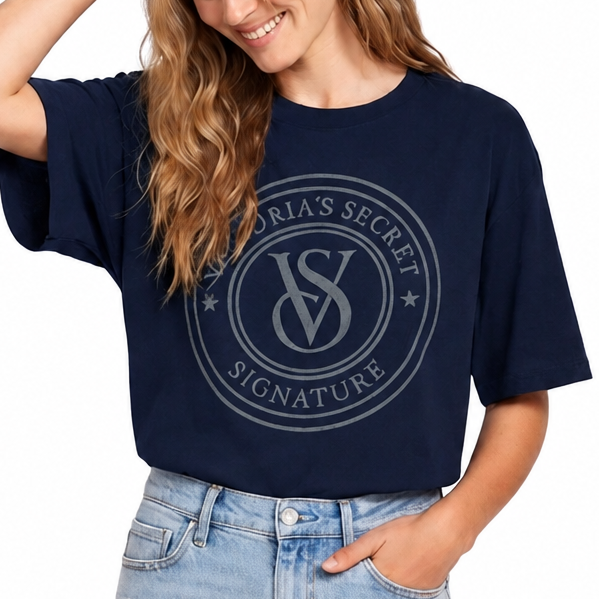 High-End Signature Logo T-Shirt For Woman
