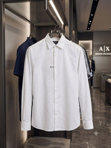 Men's Premium White Full Sleeve Shirt – Smart Casual & Formal Wear