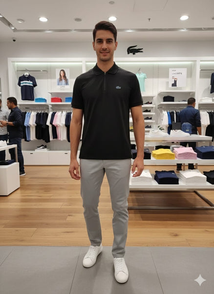 Men's Classic Polo T-Shirt | Premium  Casual Collared Tee Regular Fit