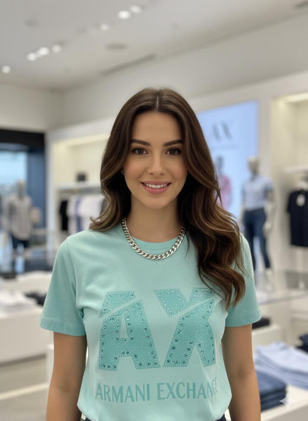 Premium Women’s Mint Logo T-Shirt