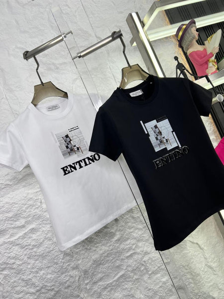 Premium Women Casual Graphic Print Short-Sleeve T-Shirt