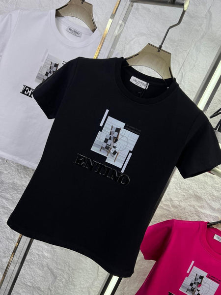 Premium Women Casual Graphic Print Short-Sleeve T-Shirt