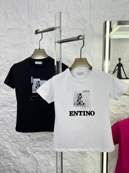 Premium Women Casual Graphic Print Short-Sleeve T-Shirt