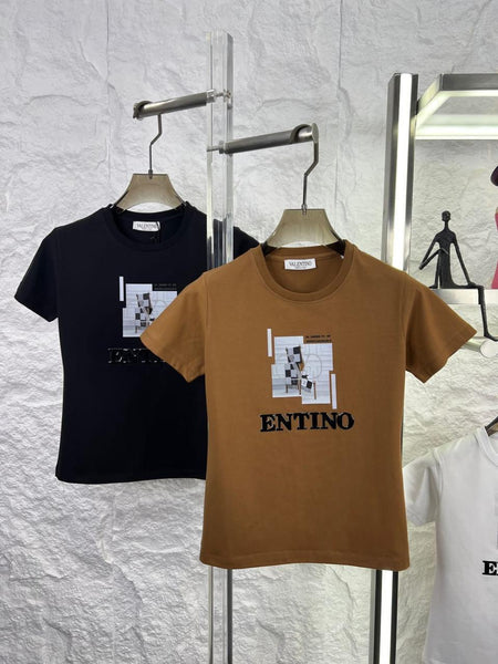 Premium Women Casual Graphic Print Short-Sleeve T-Shirt