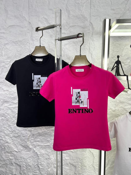 Premium Women Casual Graphic Print Short-Sleeve T-Shirt