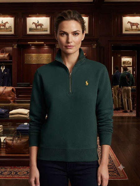 Women Premium Classic Half-Zip Sweatshirt Collection