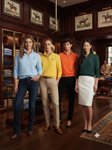 Women Premium Classic Half-Zip Sweatshirt Collection
