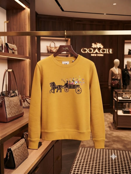Women Premium Printed Crew Neck Sweatshirt – Full Sleeve Casual Sweatshirt