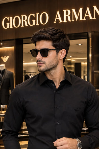 Premium Black Formal Shirt – Stylish Formal & Smart Wear