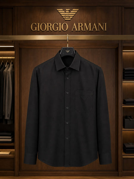 Premium Black Formal Shirt – Stylish Formal & Smart Wear
