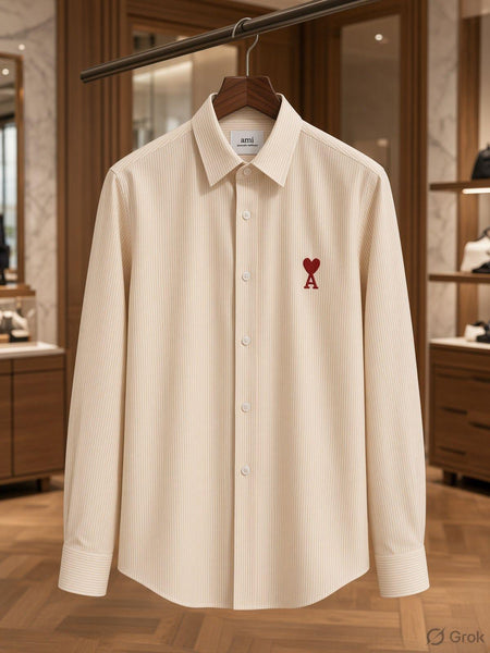 Premium Striped Button-Down Shirts – Stylish Formal & Smart Wear