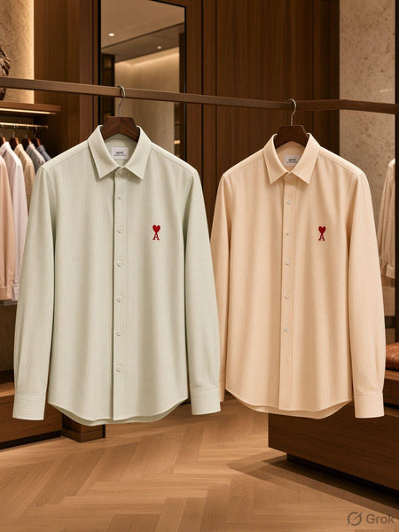 Premium Striped Button-Down Shirts – Stylish Formal & Smart Wear